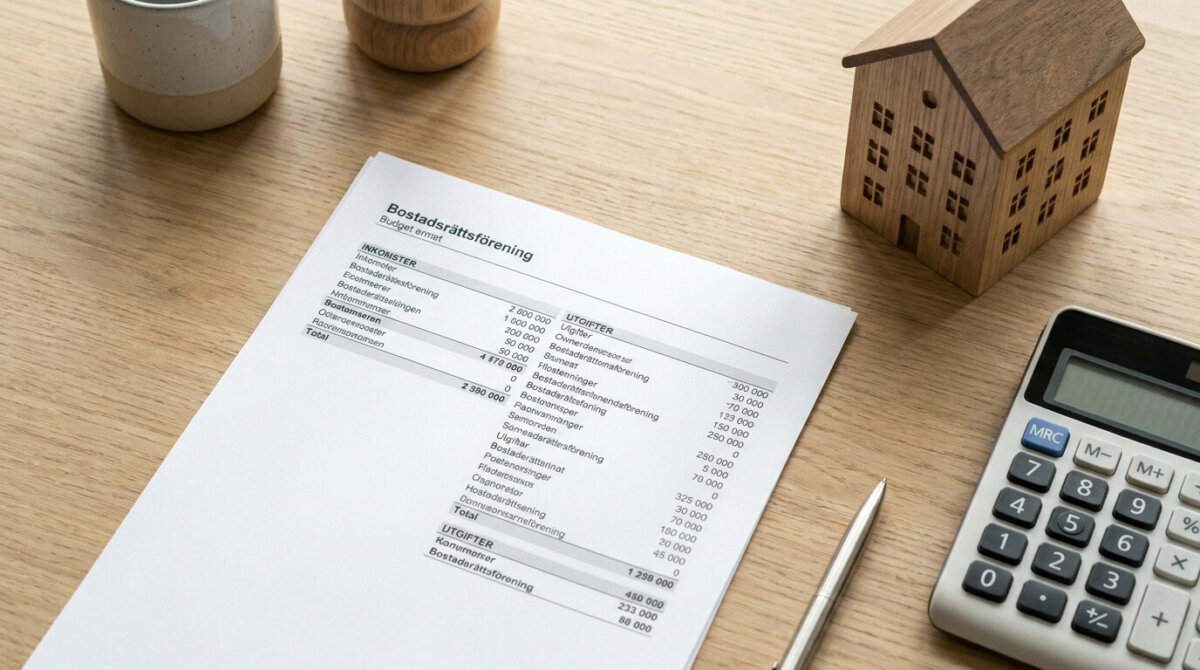 Budget bostadsrättsförening: guide för styrelsen